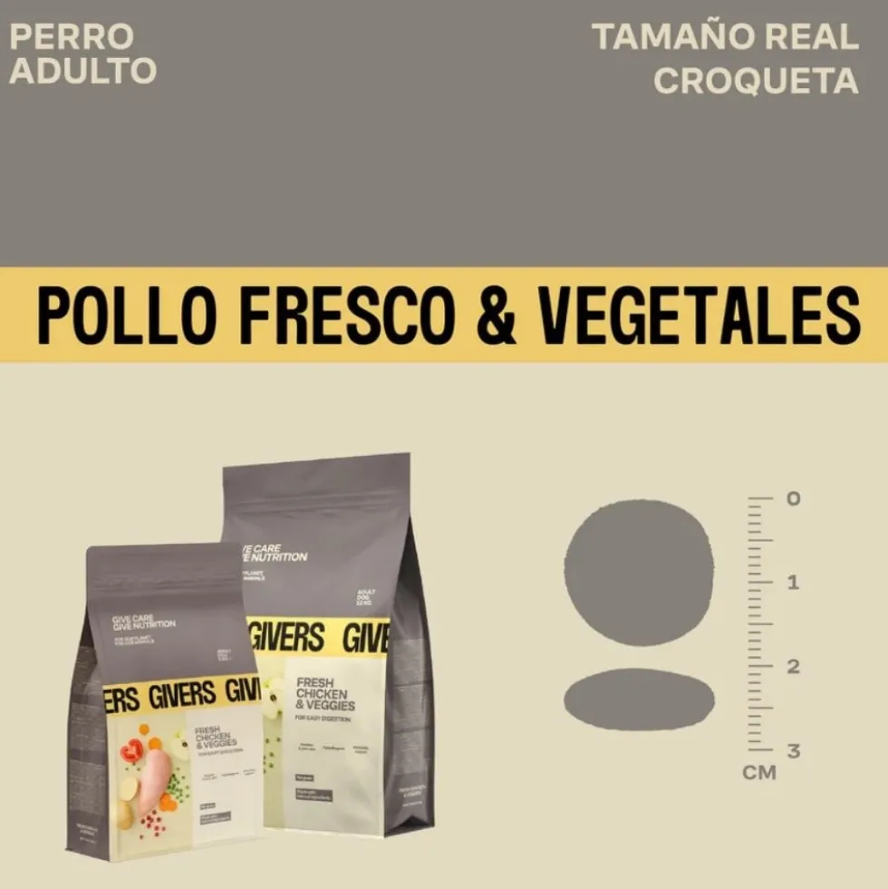 Givers Pienso de Pollo con Vegetales para Perro