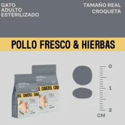 Givers Pienso de Pollo y Vegetales para Gato