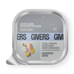 Givers Tarrina con Trocitos en Salsa de Bacalao y Pollo para Gato