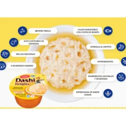 Inaba Dashi Delights Tarrina de Pollo con Queso para Gato