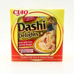 Inaba Dashi Delights Tarrina de Pollo, Atún y Salmón para Gato
