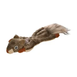 Juguete Ardilla de Peluche Marrón para Perros