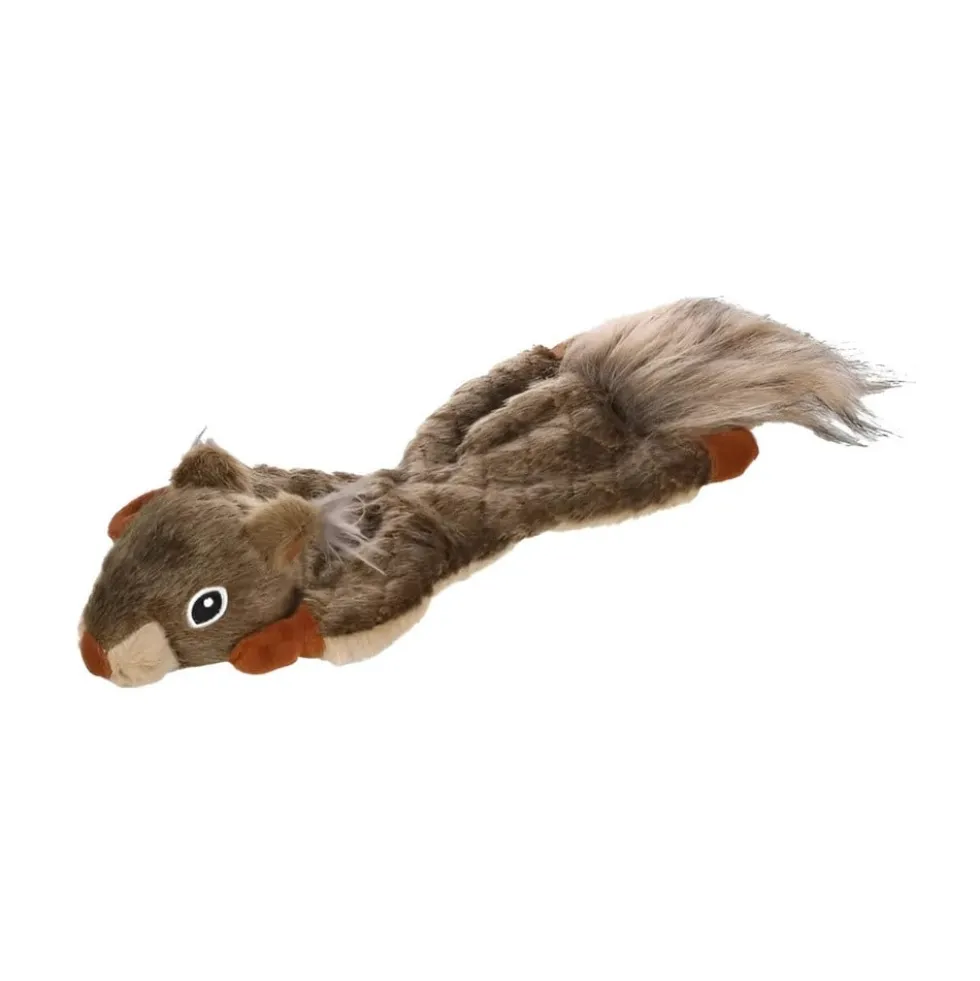 Juguete Ardilla de Peluche Marrón para Perros