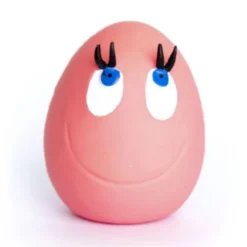 Juguete Huevo Sonriente de Látex Rosa