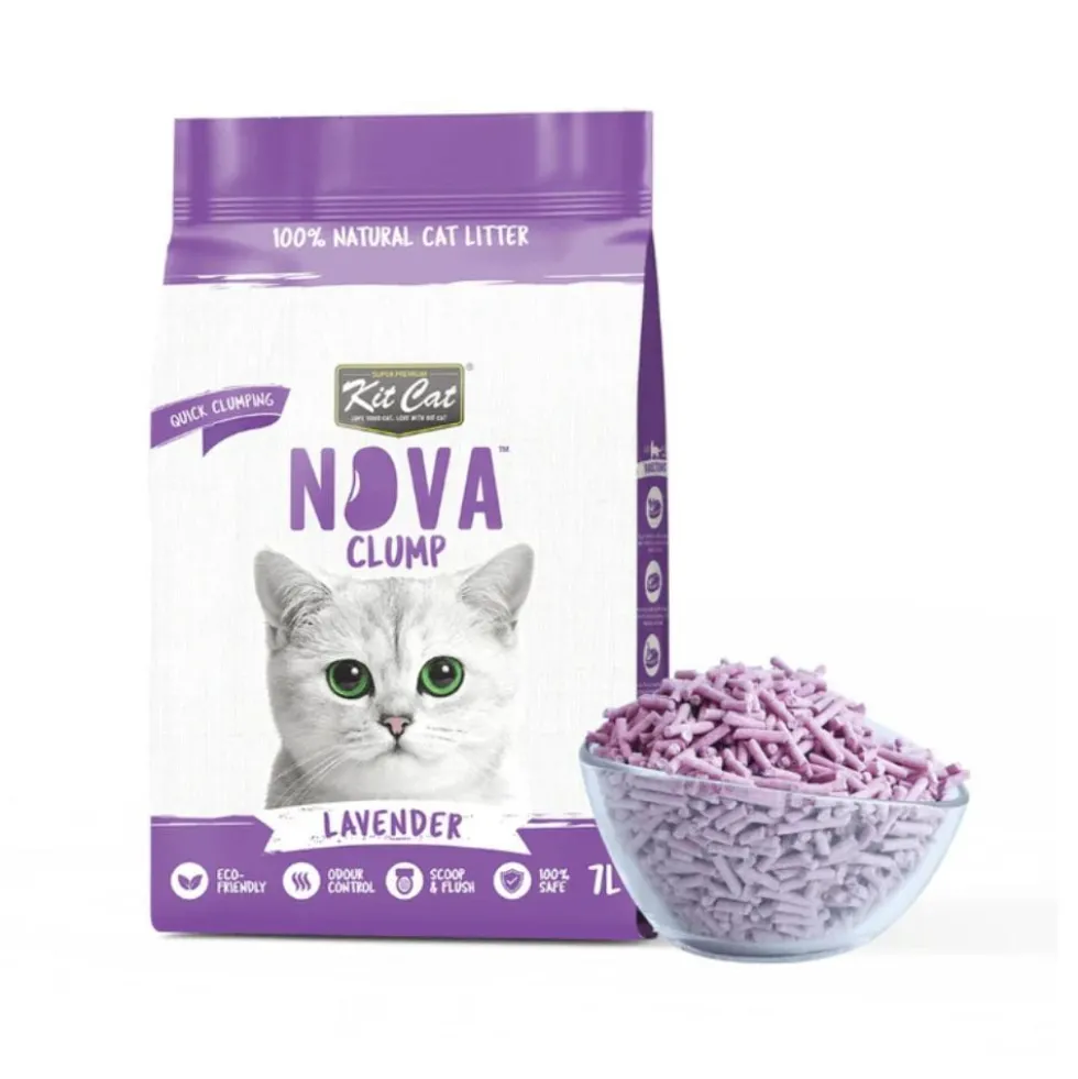 Kit Cat Arena Nova Clump Lavanda para Gatos