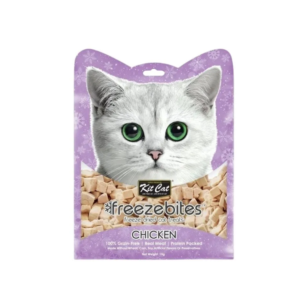 Kit Cat Freezebites Chuches de Pollo para Gatos