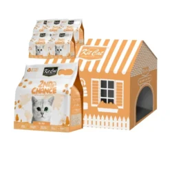 Kit Cat 2nd Chance Arena con Cáscara de Guisante y Yuca para Gato