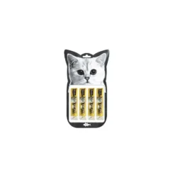 Kit Cat PurrPuree Snack de Pollo (Anti-Hairball) 4x15g para Gatos
