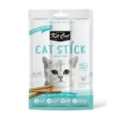 Kit Cat Sticks Snacks de Pollo y Frutos del Bosque (3x5g) para Gato