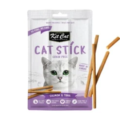 Kit Cat Sticks Snacks de Salmón y Atún (3x5g) para Gatos