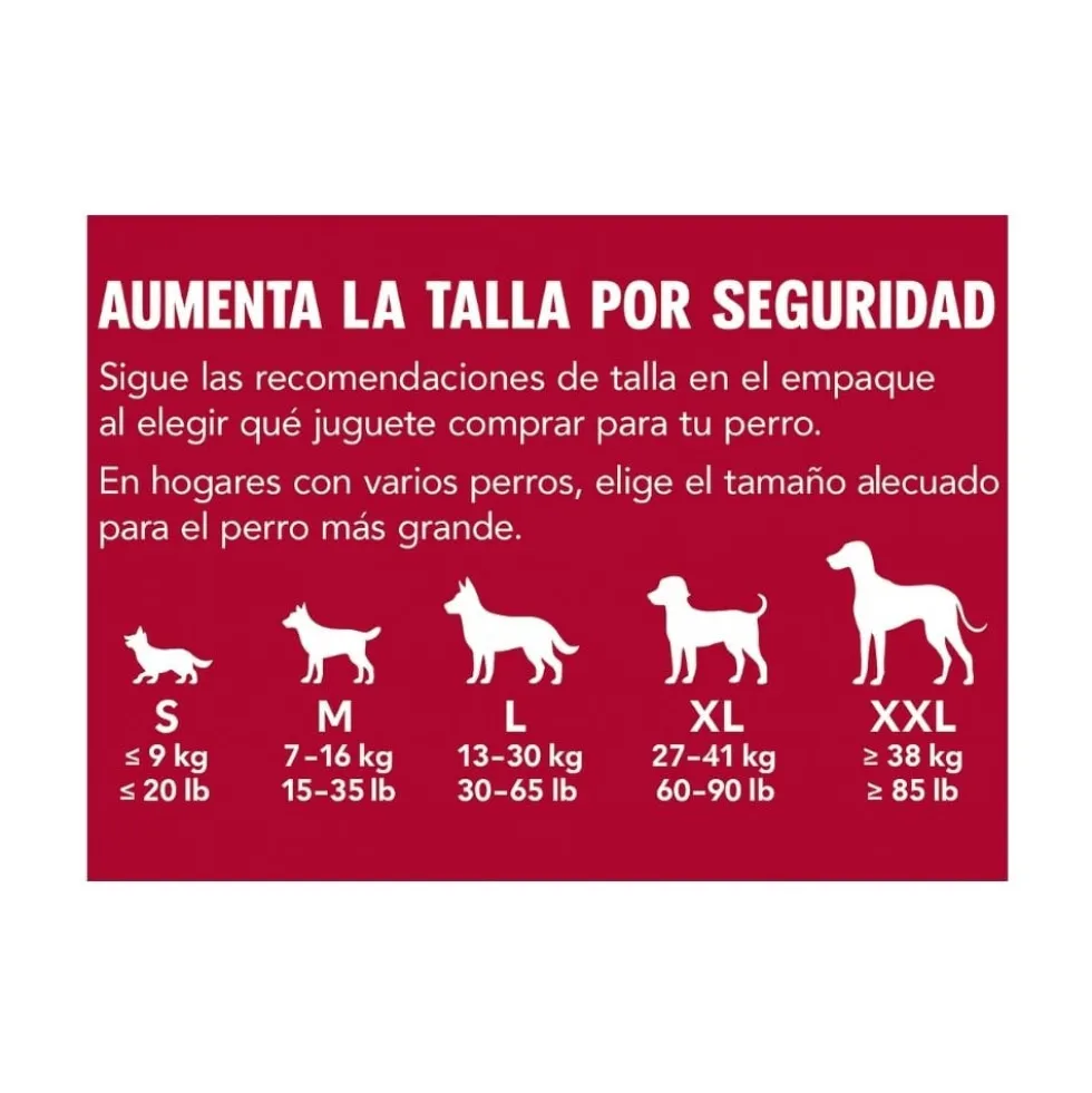 Kong Mordedor Classic Rojo Diferentes Tamaños para Perro