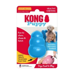 Kong Puppy Juguete Divertido Rellenable Azul/Rosa para Perro