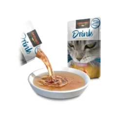 Leonardo Drink Caldo de Pollo y Salmón para Gatos