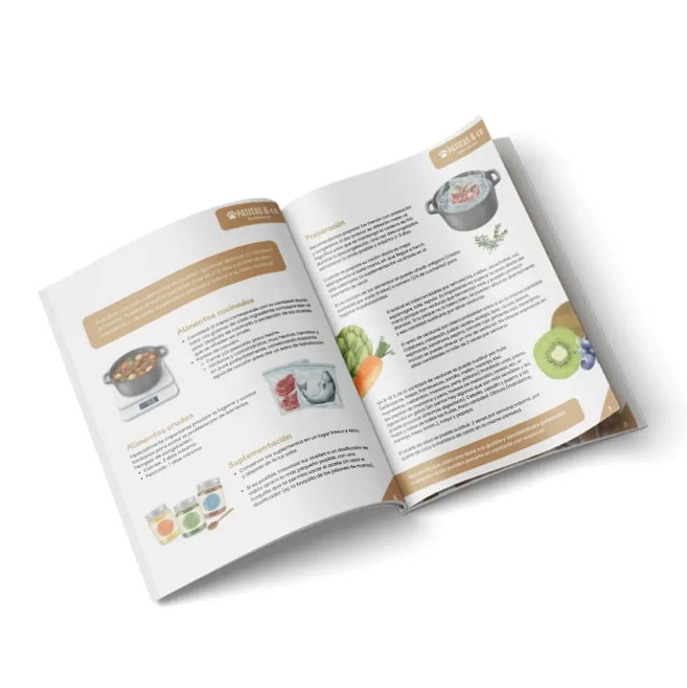 Libro de Recetas + Suplemento CACHORRO Complete It 500g