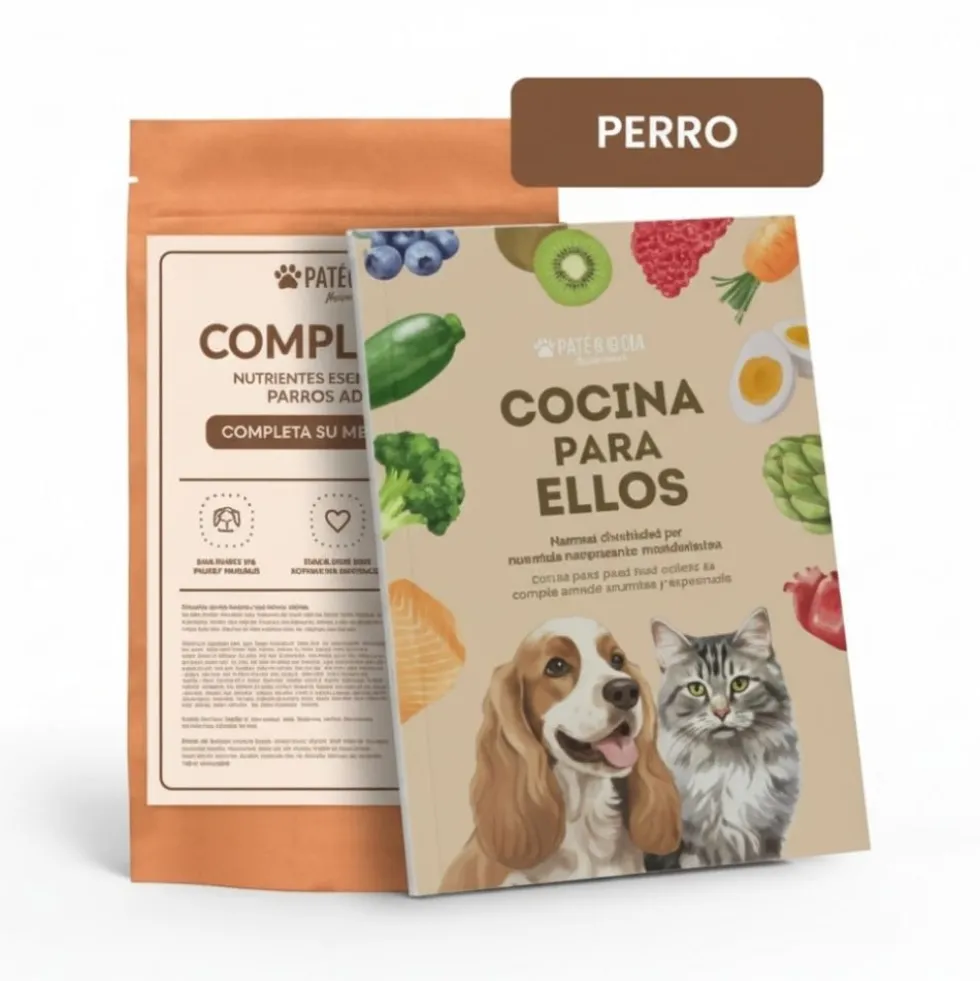 Libro de Recetas + Suplemento PERRO Complete It 500g