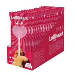 Lolliheart Piruleta de Corazón con Pollo y Fresa para Gato