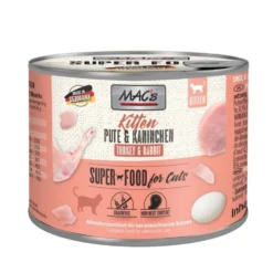 MAC´s Lata de Pavo y Conejo para Gatito