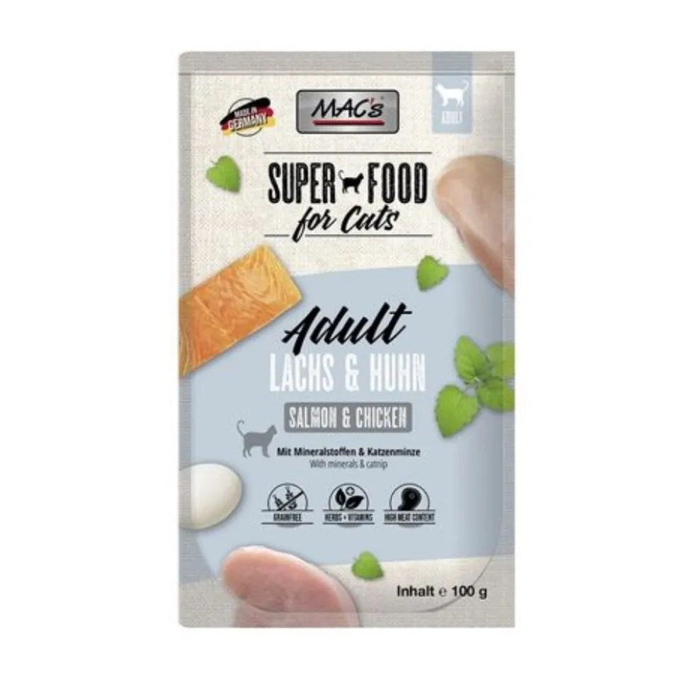 MAC´s Sobre de Salmón y Pollo para Gato