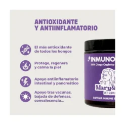 Mary & Trufa InmunoChaga Suplemento para Perros y Gatos