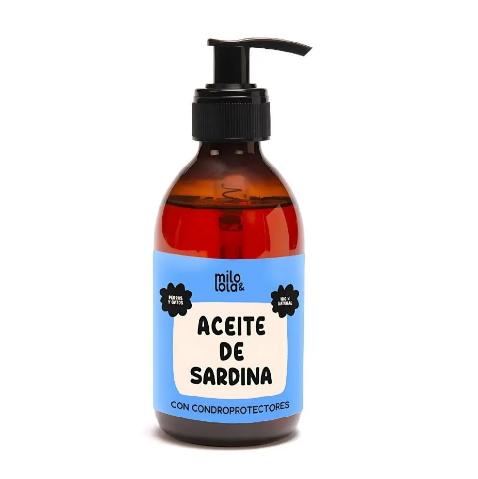 Milo y Lola Aceite de Sardina con Condroprotectores