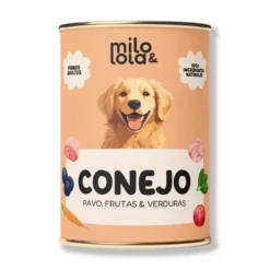 Milo y Lola Conejo y Pavo (Alimentación Natural Completa) Perro