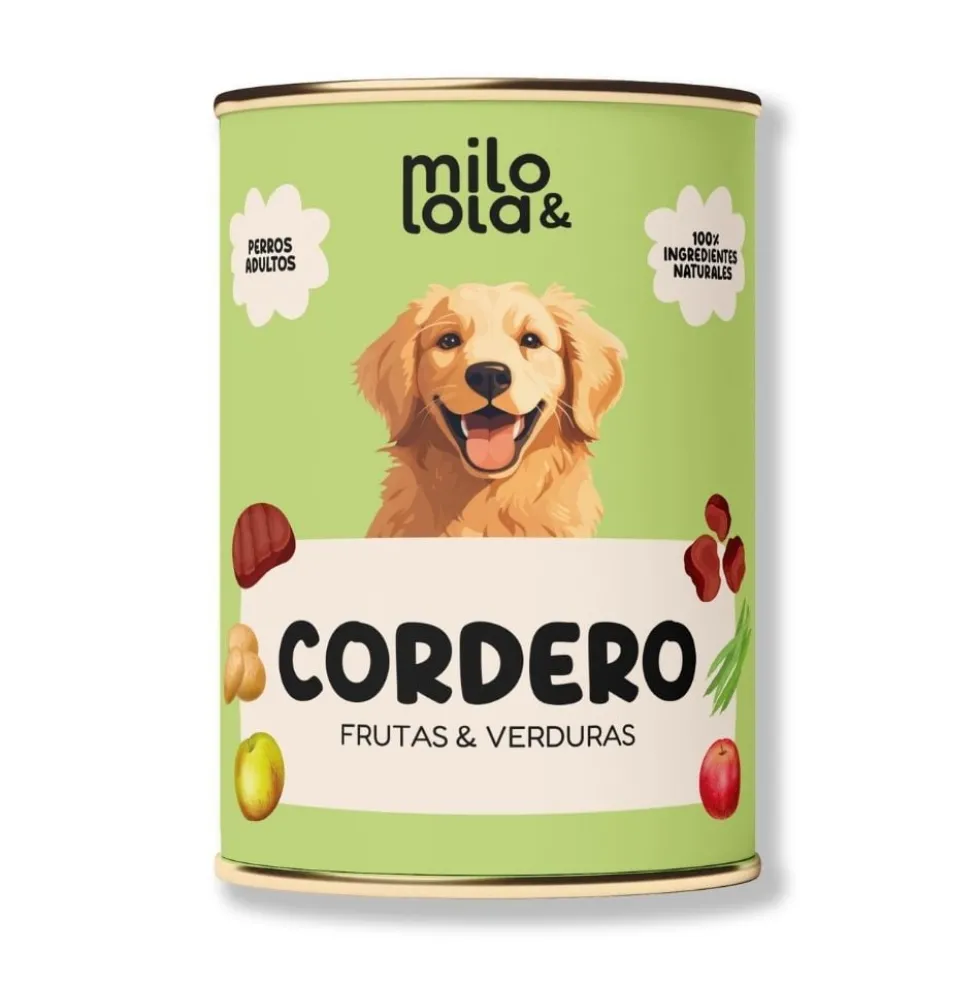 Milo y Lola Cordero (Alimentación Natural Completa) Perro