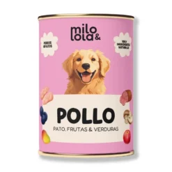 Milo y Lola Pollo y Pato (Alimentación Natural Completa) Perro