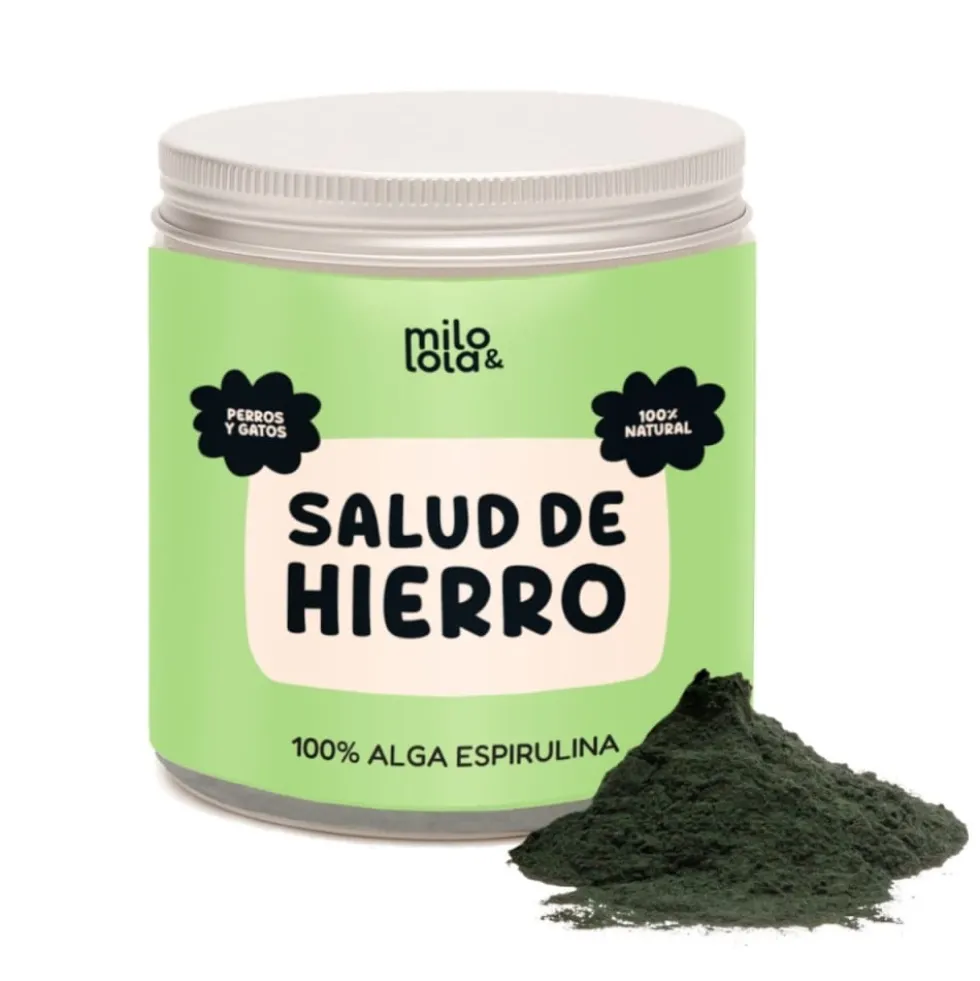 Milo Y Lola Suplemento Salud de Hierro - Espirulina