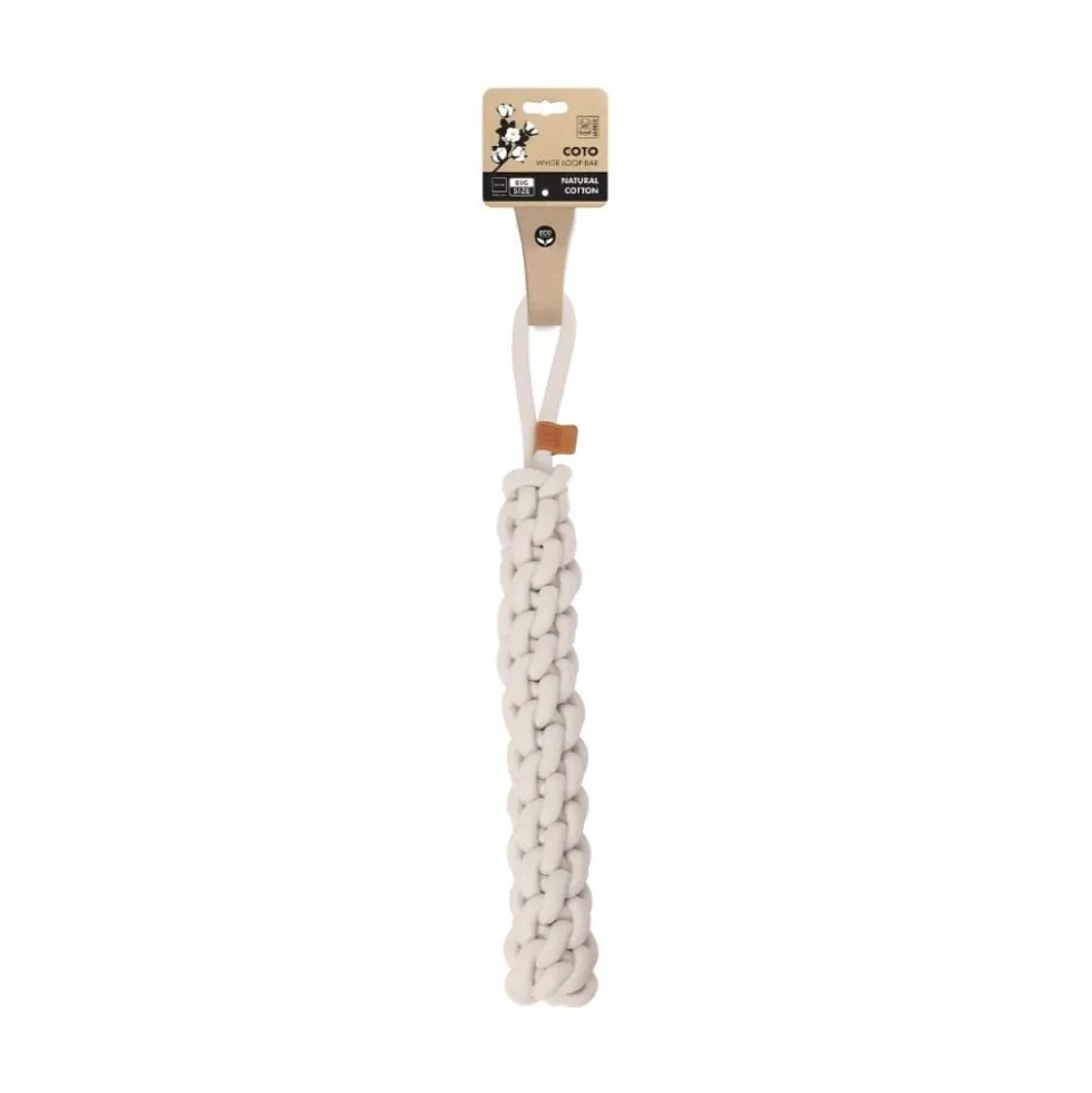 M-Pets Cuerda Trenzada Blanca Grande para Perro