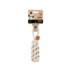 M-Pets Cuerda Trenzada Blanca Pequeña para Perro