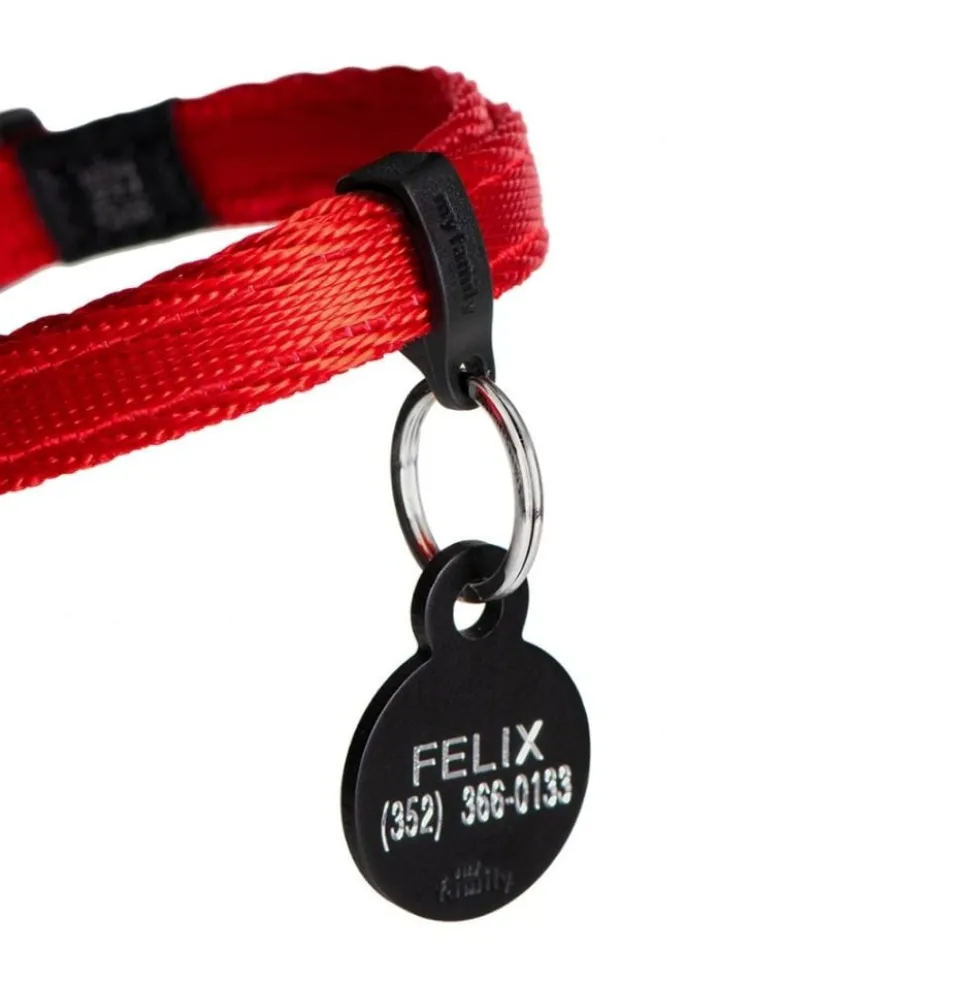 MyFamily Collar Memopet® Rojo con Chip NFC para Gato