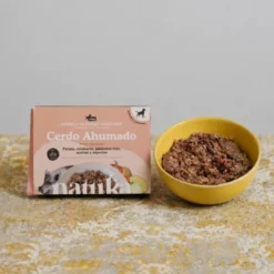Natuka Comida Cocinada Menú de Cerdo Ahumado para Perro