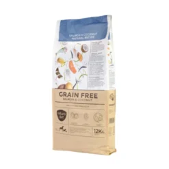 Natura Diet Pienso Grain Free de Salmón y Coco para Perro