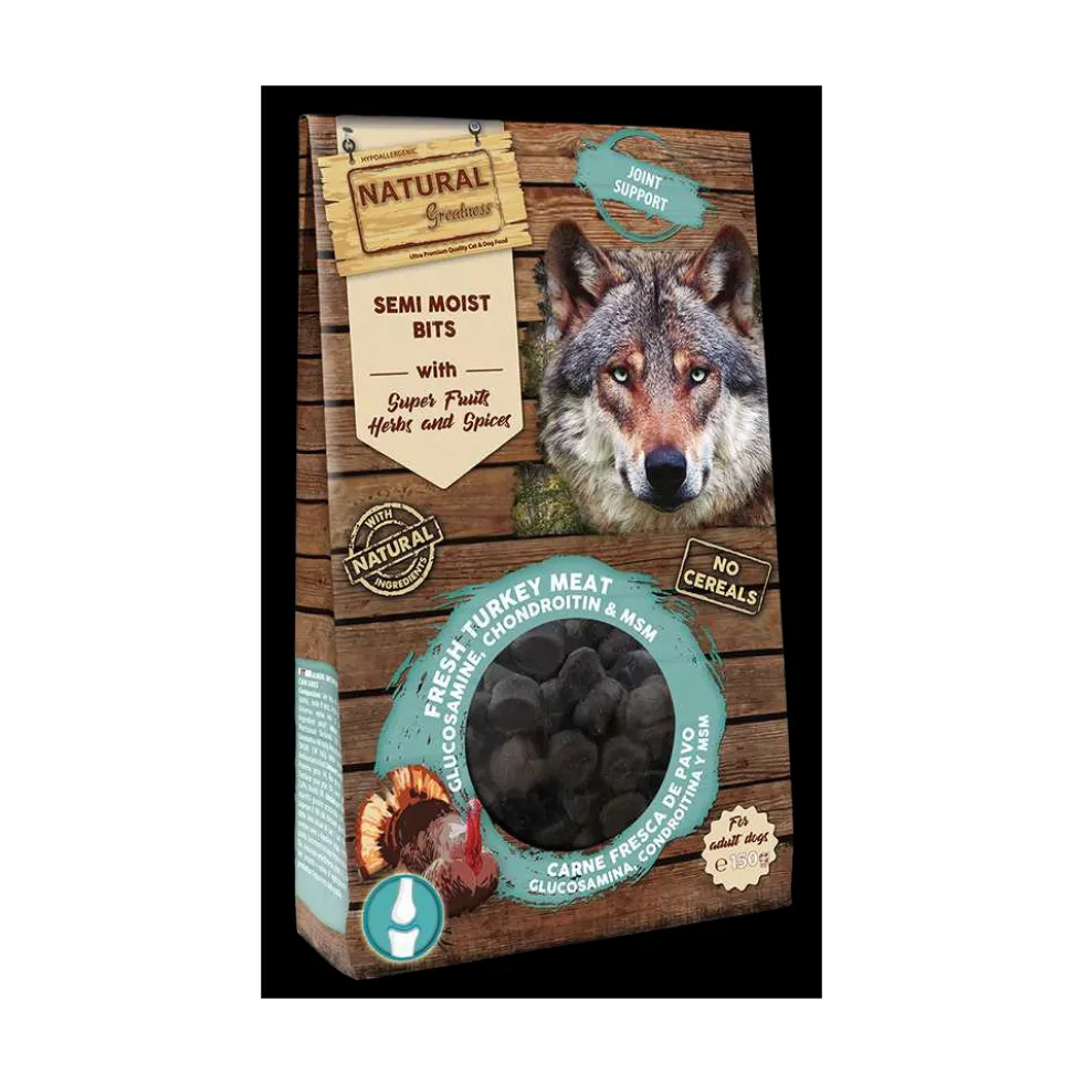 Natural Greatness Bits Pavo y Glucosamina para Perro