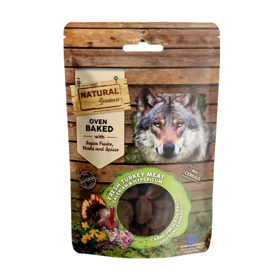 Natural Greatness Galletas Relajantes Pavo y Valeriana para Perro