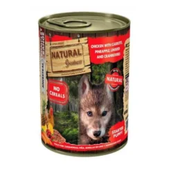 Natural Greatness Lata Pollo Zanahoria y Piña para Perro Cachorro