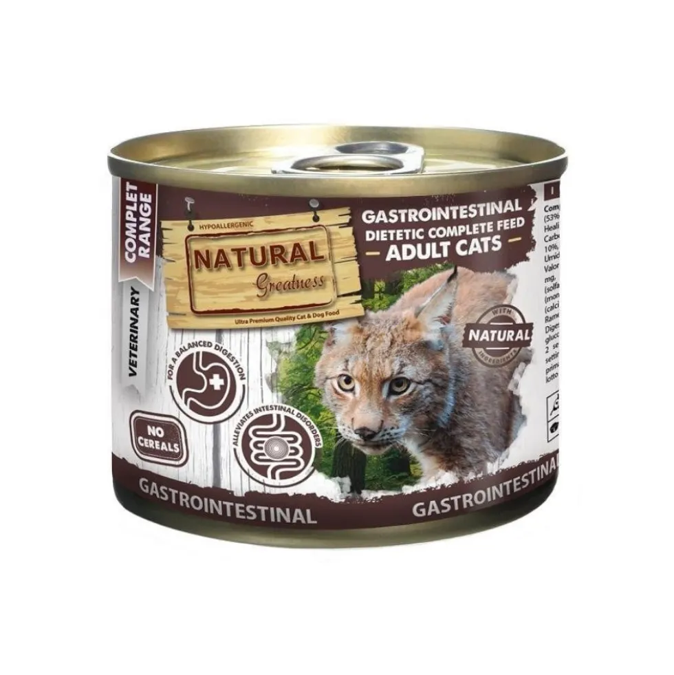 Natural Greatness Lata VET Gastro-Intestinal para Gatos