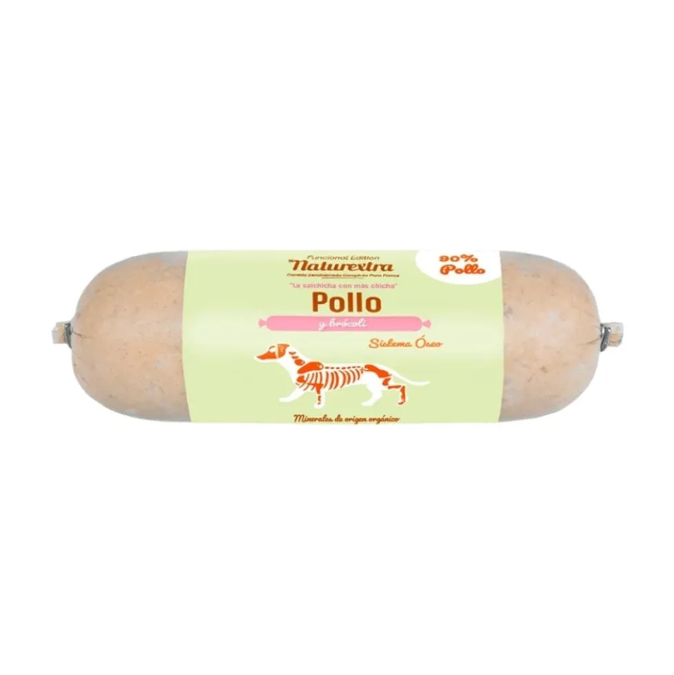 Naturextra Salchicha Apoyo Óseo de Pollo para Perros