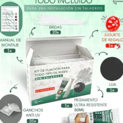 Niceowl Kit de Fijación para Red de Gato de 4 metros