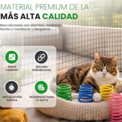 Niceowl Red Reforzada con Alambre de 4 metros para Gato