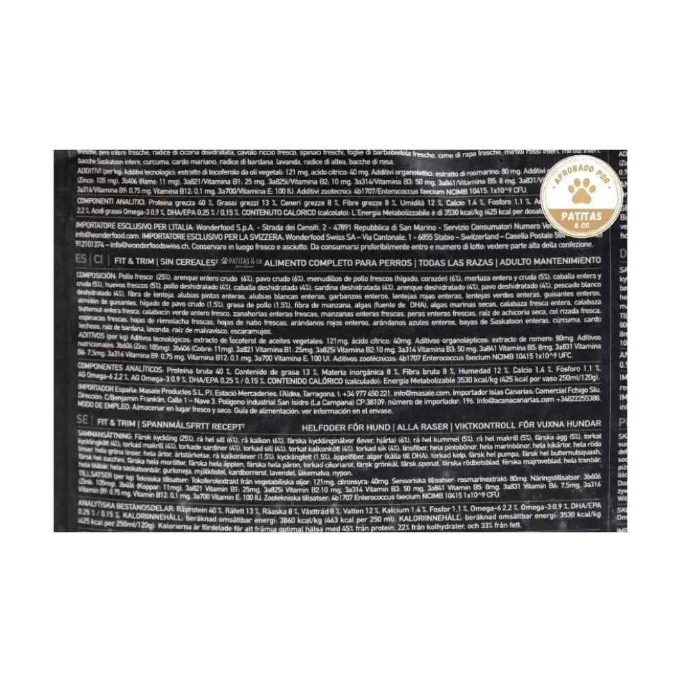 Orijen Fit and Trim Pienso Natural Proteico para Perros