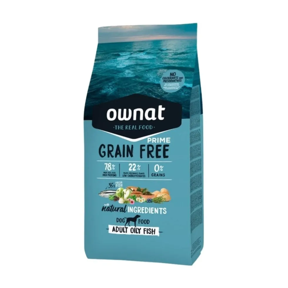 Ownat Grain Free Prime de Pescado Azul para Perro Adulto