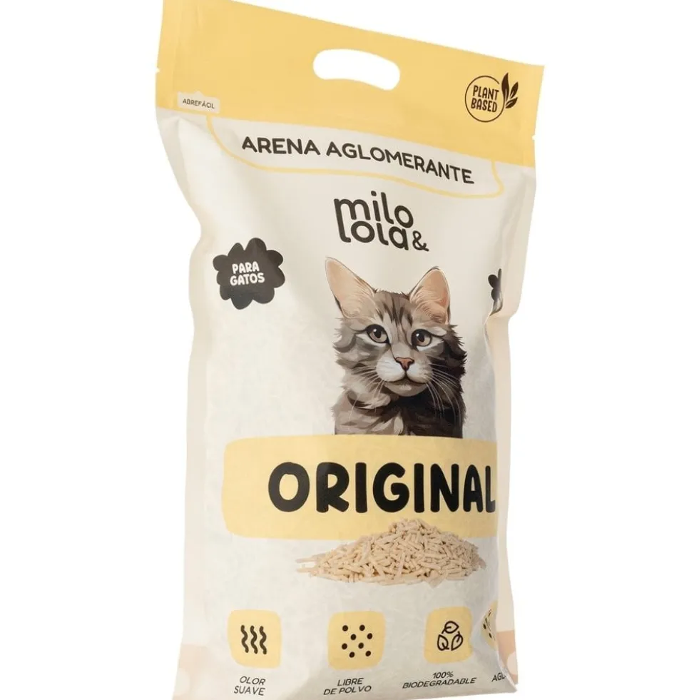 Pack 8 Arenas Milo y Lola Original para Gato