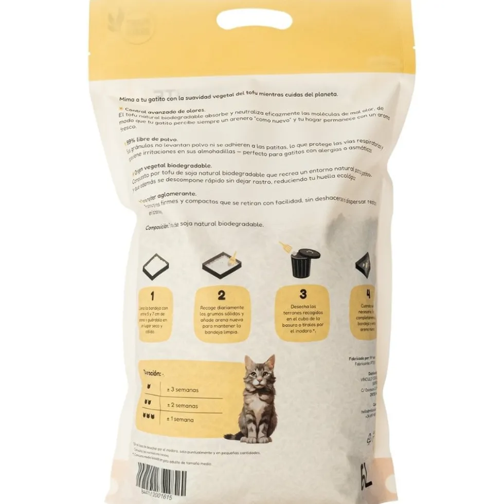 Pack 8 Arenas Milo y Lola Original para Gato