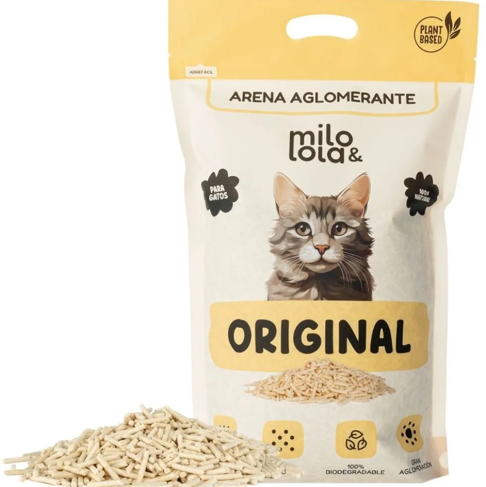 Pack 8 Arenas Milo y Lola Original para Gato