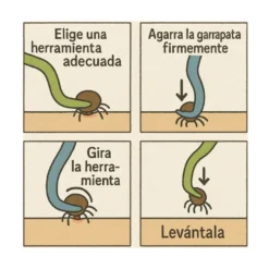 Pack 3 Pinzas para Quitar Garrapatas