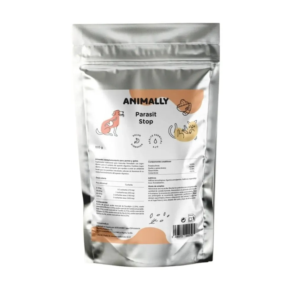 Parasit Stop Animally Control Parásitos Intestinales para Perro y Gato
