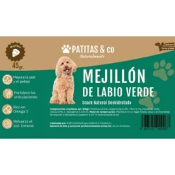 Patitas Snack Natural Mejillón de Labio Verde