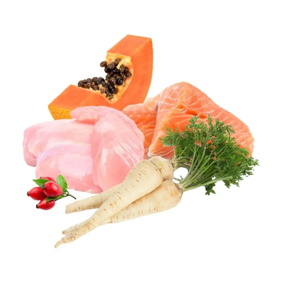 Puromenu Dieta BARF Pollo con Salmón (Amarme sin Más) para Perro