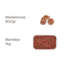 Puromenu Dieta BARF Pollo con Salmón (Amarme sin Más) para Perro